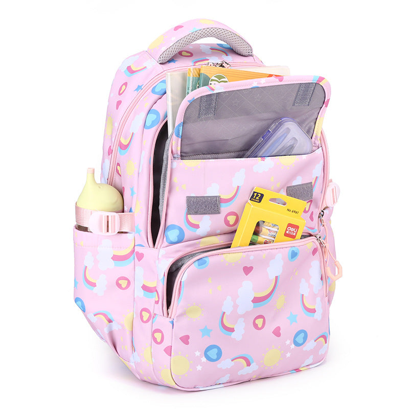 Playful school backpack with detachable accessories Bowlift