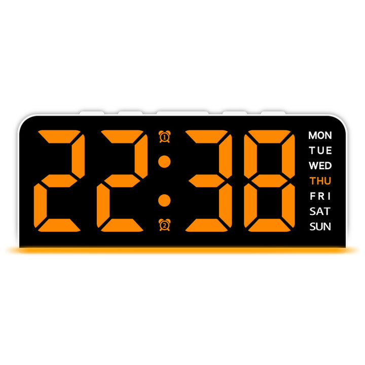Digital LED alarm clock with color change Bowlift