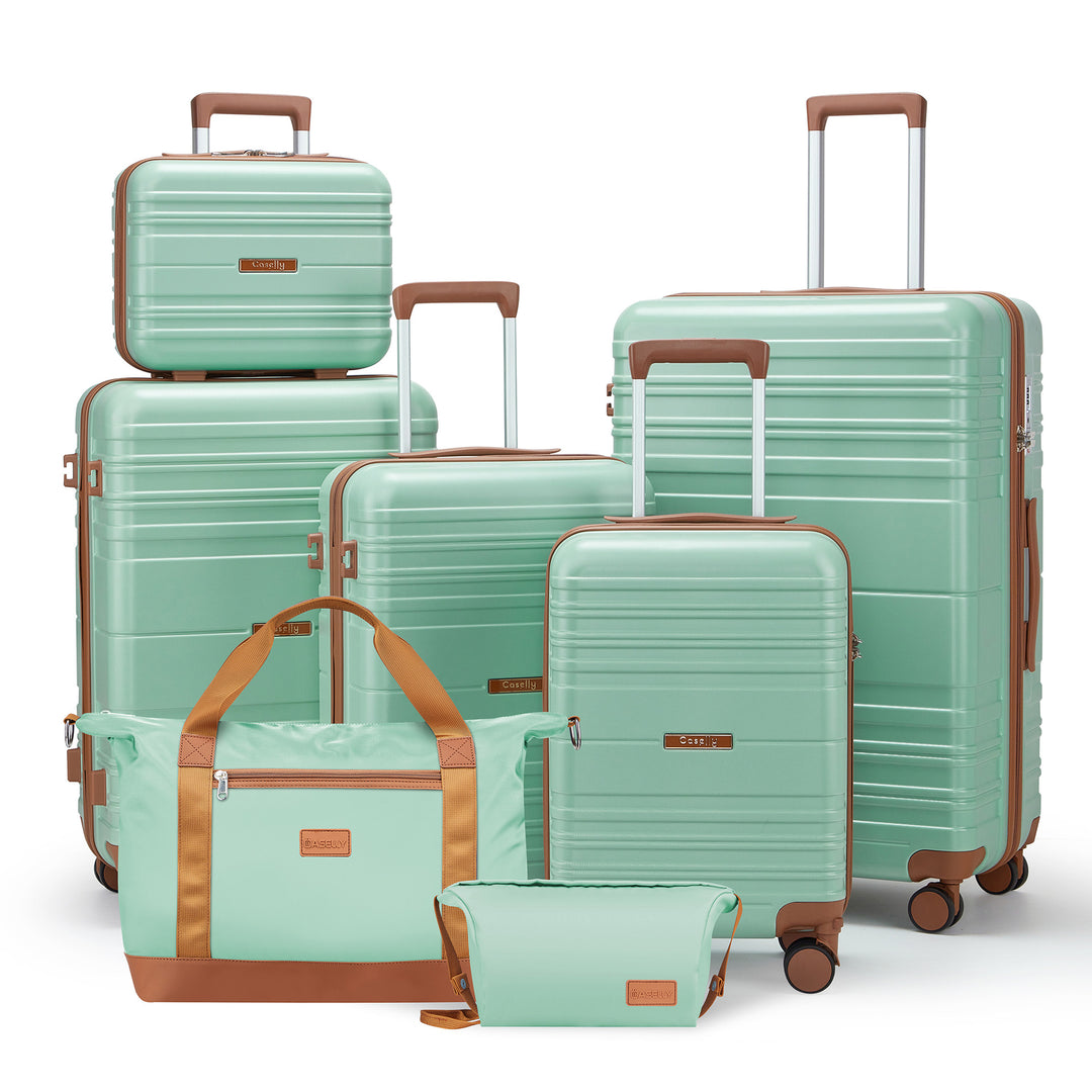 Unisex Versatile Expandable Hard Shell Travel Luggage Set Bowlift