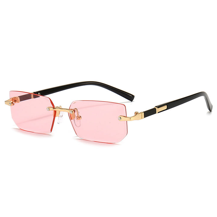 Ladies elegant and fashionable sunglasses with transparent frame Bowlift