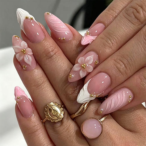 Artistic Nail Tips with Autumn Motifs Bowlift