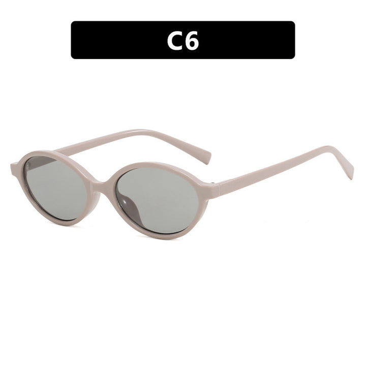 Ladies fashionable sunglasses with unique oval design Bowlift