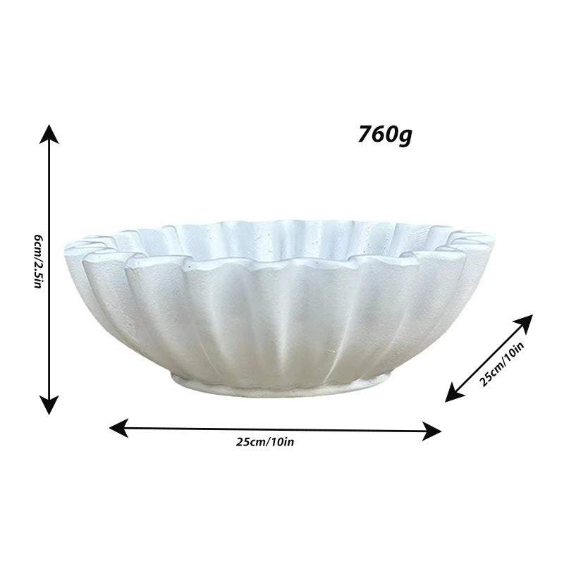 Decorative serving bowl with wave design Bowlift