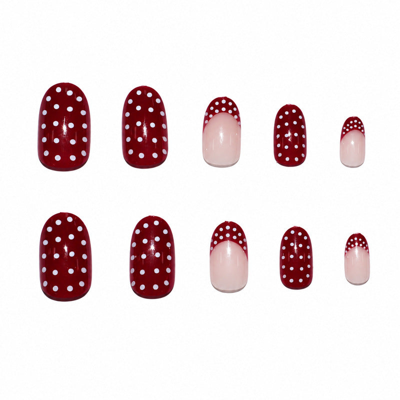 Elegant Press-On Fingernails with DIY Set Bowlift