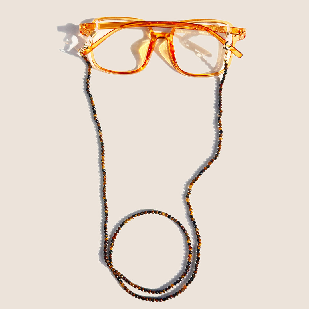 Natural Stone Beaded Eyewear Holder Bowlift