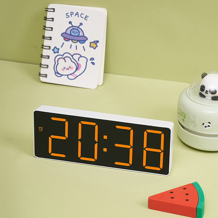 Digital Alarm Clock In Minimalistic Design Bowlift