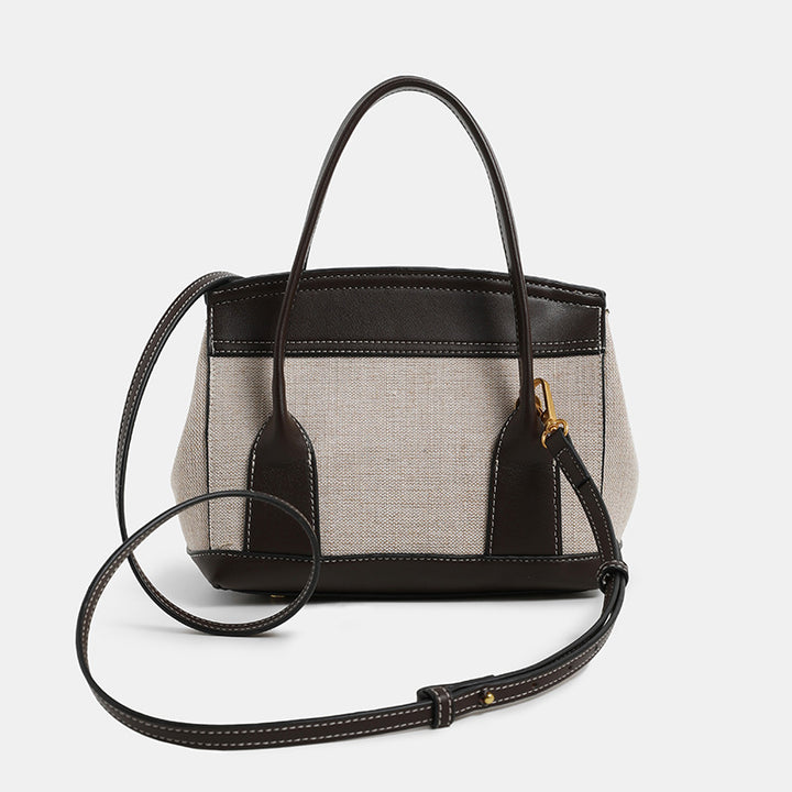 Structured Canvas Handbag