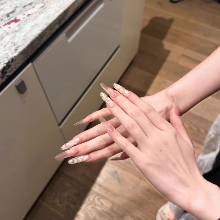 Artistic Almond Shaped Nail Extensions