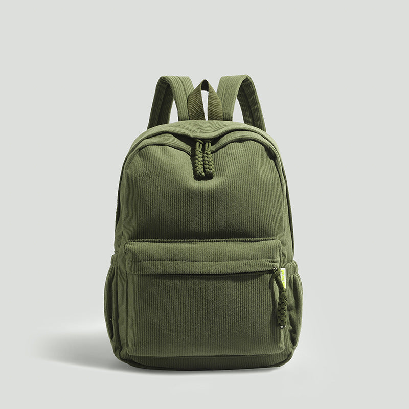 Compact Textured School Backpack Bowlift