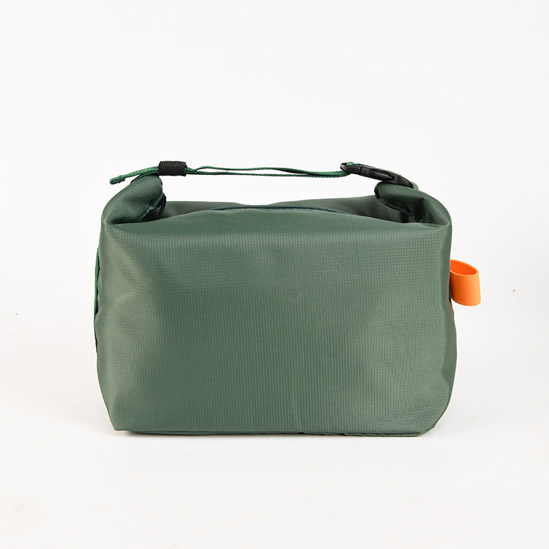 Compact Roll-Top Travel Toiletry Organizer Pouch Bowlift