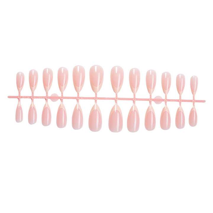 Artificial nail set with elegant French design Bowlift