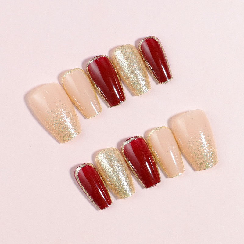 Elegant Press-On Nail Art Showcase Bowlift