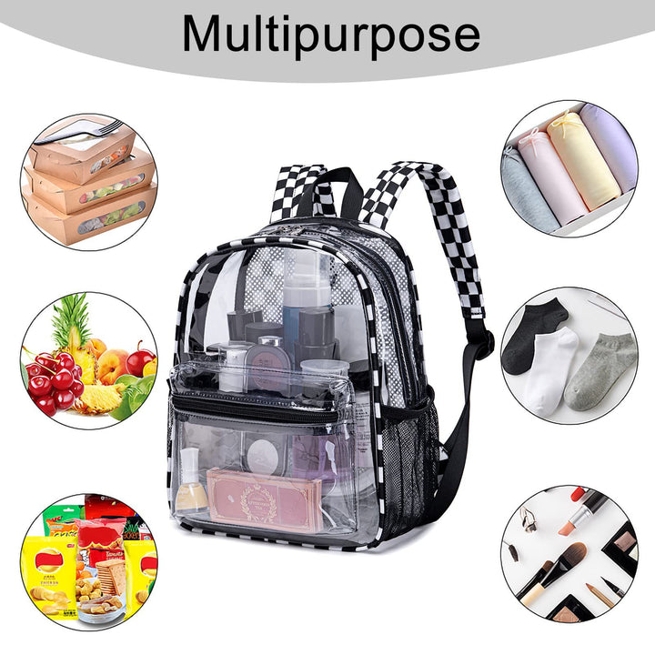 Unisex Transparent School Backpack Bowlift