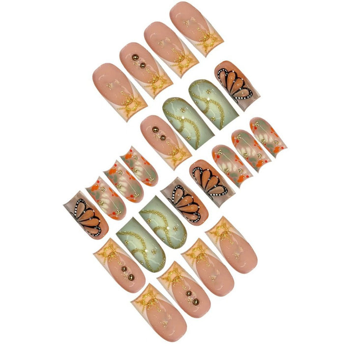 Artistic Acrylic Nail Design Bowlift