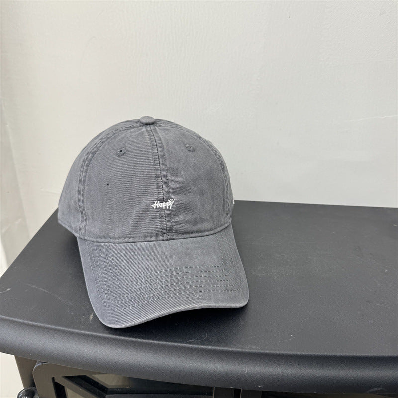Men's Frayed Cotton Adjustable Baseball Cap Bowlift