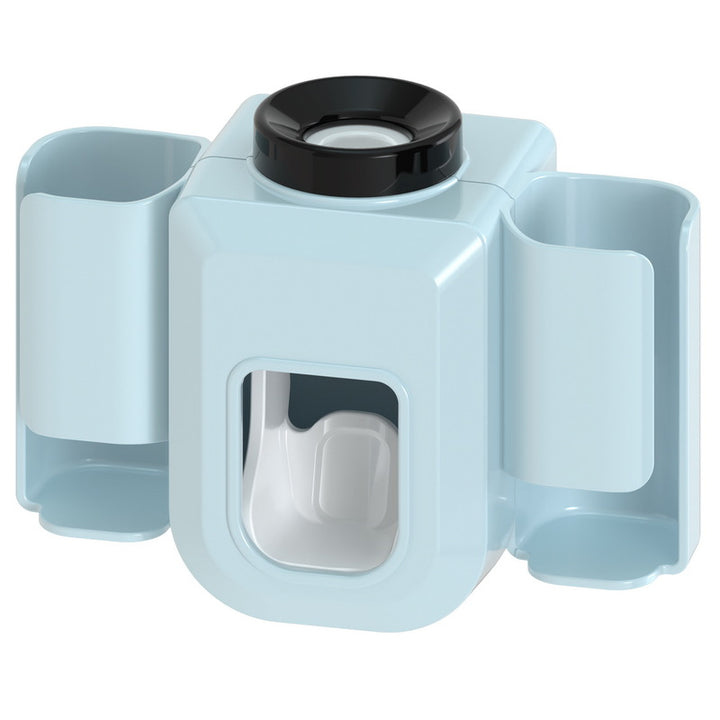 Wall-Mounted Toothpaste Dispenser and Toothbrush Organizer Bowlift