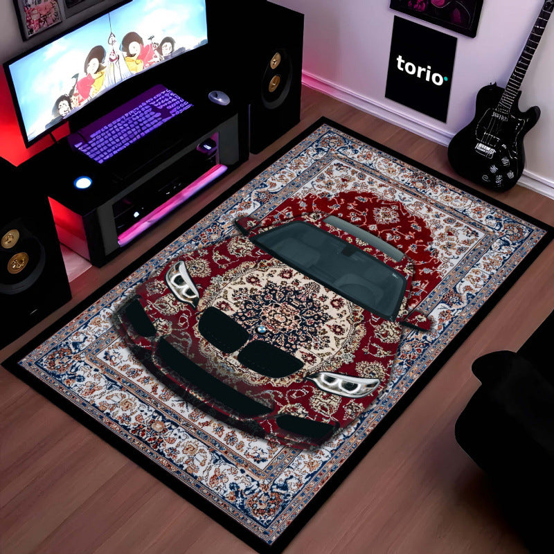 Artistic Floral Printed Area Rug