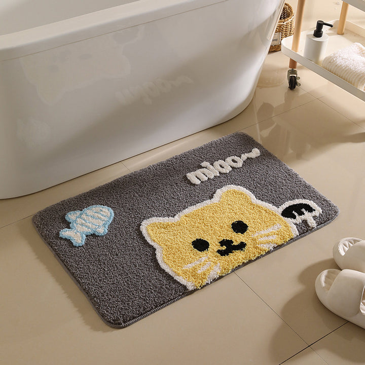 Cute Panda Bath Rug Bowlift