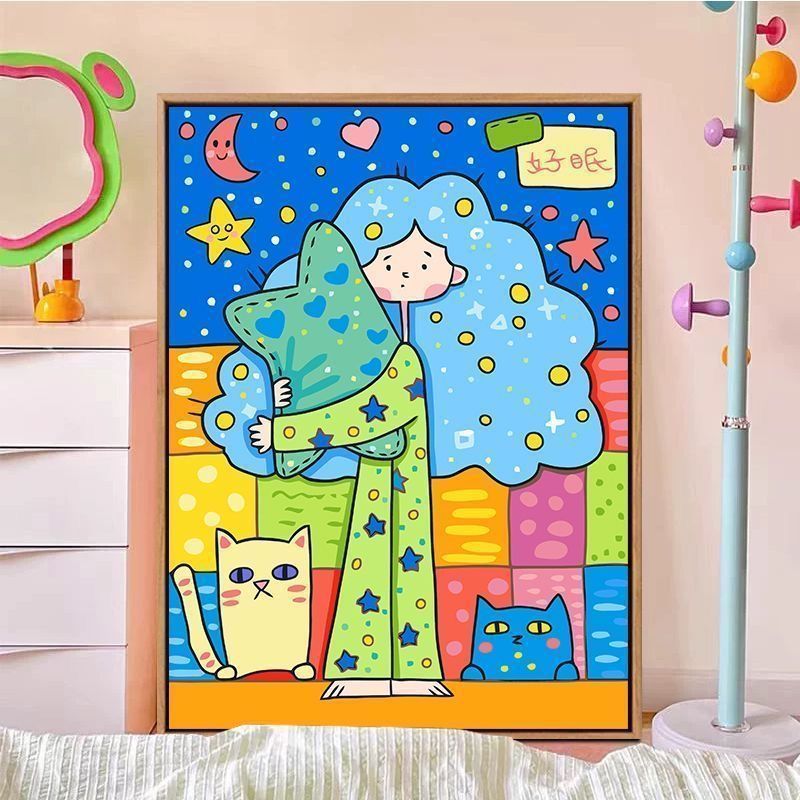 Colorful Abstract Canvas Art Bowlift