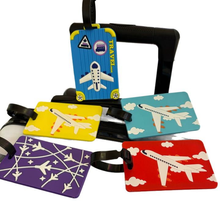 Airplane Design Travel Luggage Tag Bowlift