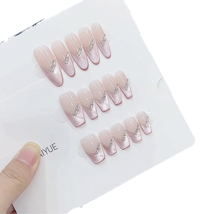 Elegant Gel Press-On Nail Set Bowlift