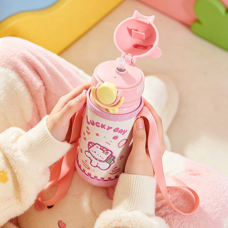 Children's Water Bottle with Sweet Design Bowlift