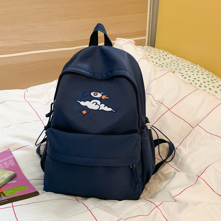 Everyday backpack with unique embroidery design Bowlift