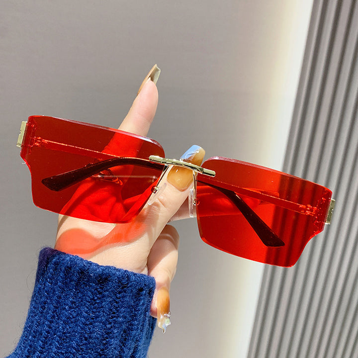 Women's fashionable square sunglasses with luxurious frame and polarized lenses Bowlift