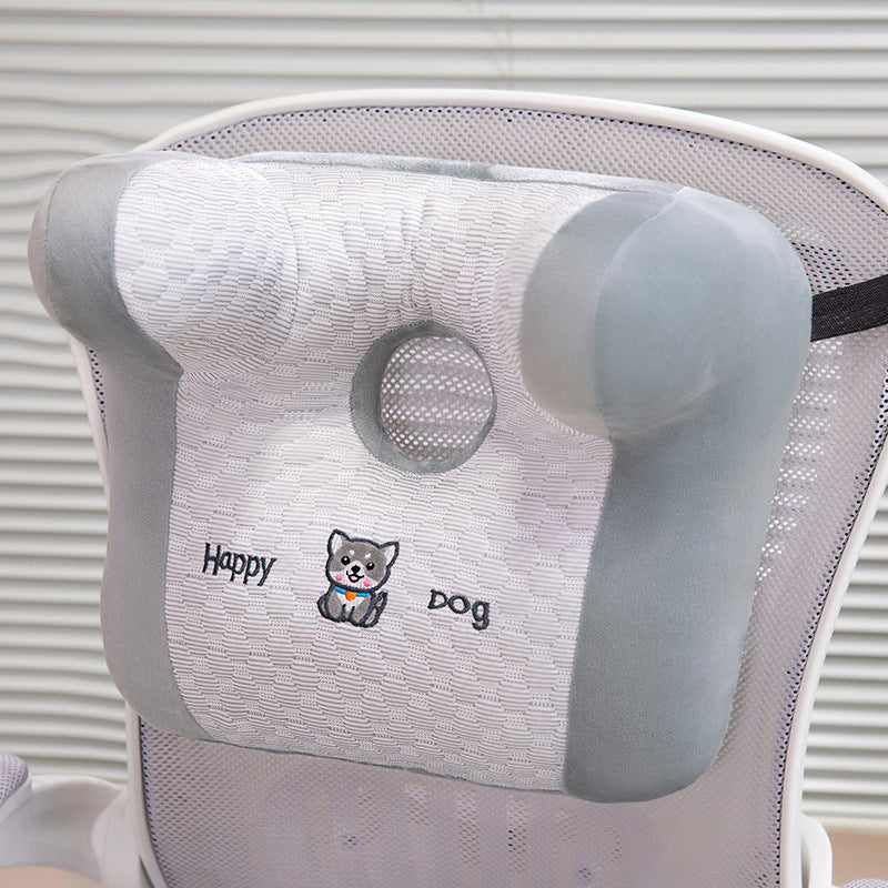 Ergonomic neck support pillow with cute motif Bowlift