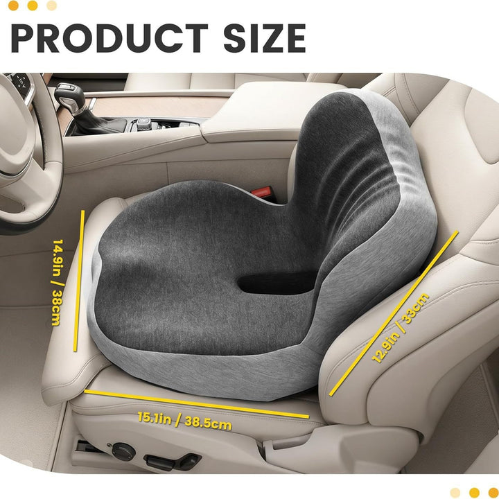 Ergonomic seat cushion Bowlift
