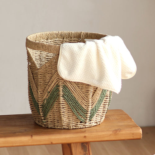 Decorative Handwoven Storage Basket Bowlift