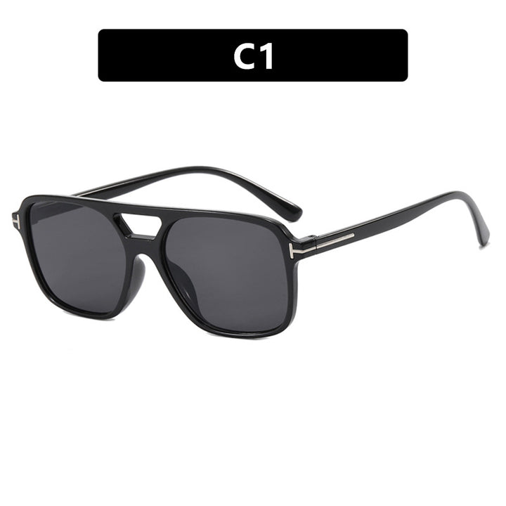 Ladies elegant geometric sunglasses with stylish frame Bowlift