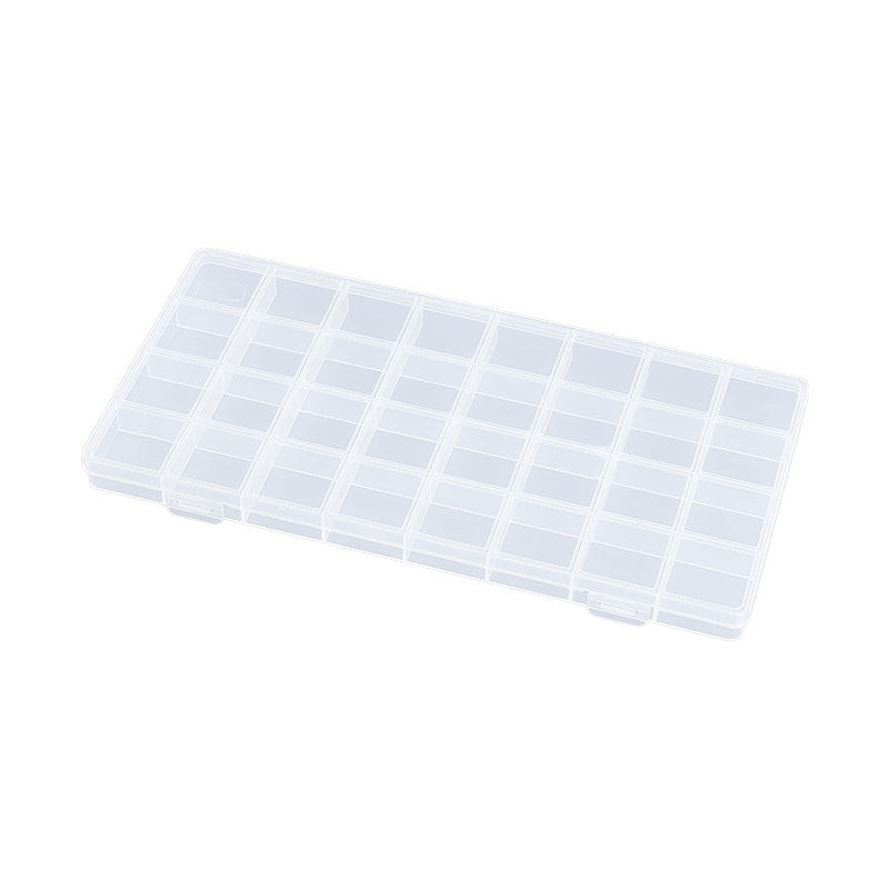 Multi-Divisional Transparent Craft Storage Box Bowlift