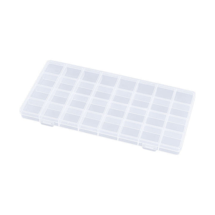 Multi-Divisional Transparent Craft Storage Box Bowlift