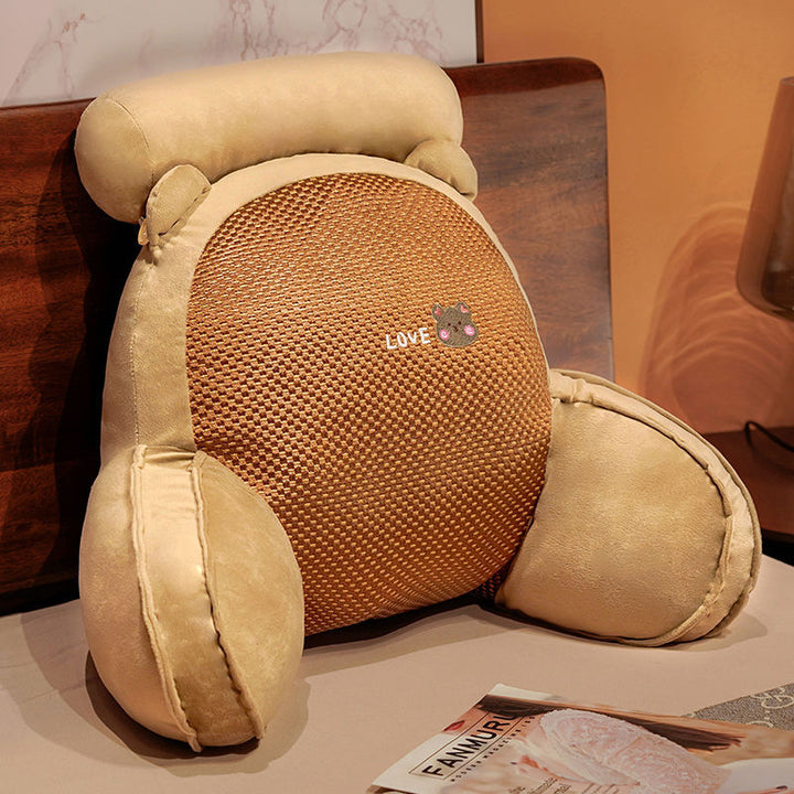 Cozy back support pillow with bear motifs Bowlift