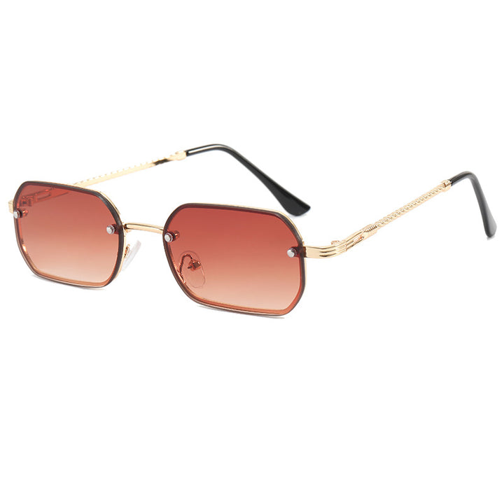Women's stylish octagonal sunglasses with luxurious metal frame Bowlift