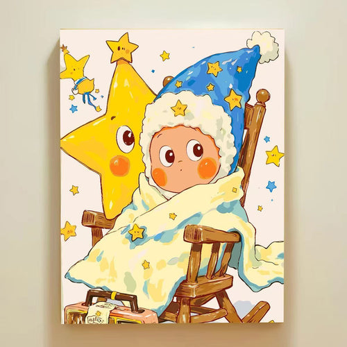 Playful Cartoon Themed Wall Art Canvas Print Bowlift
