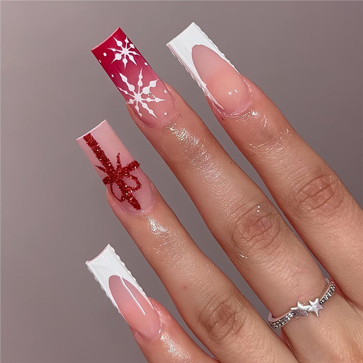 Festive Holiday Nail Art Bowlift