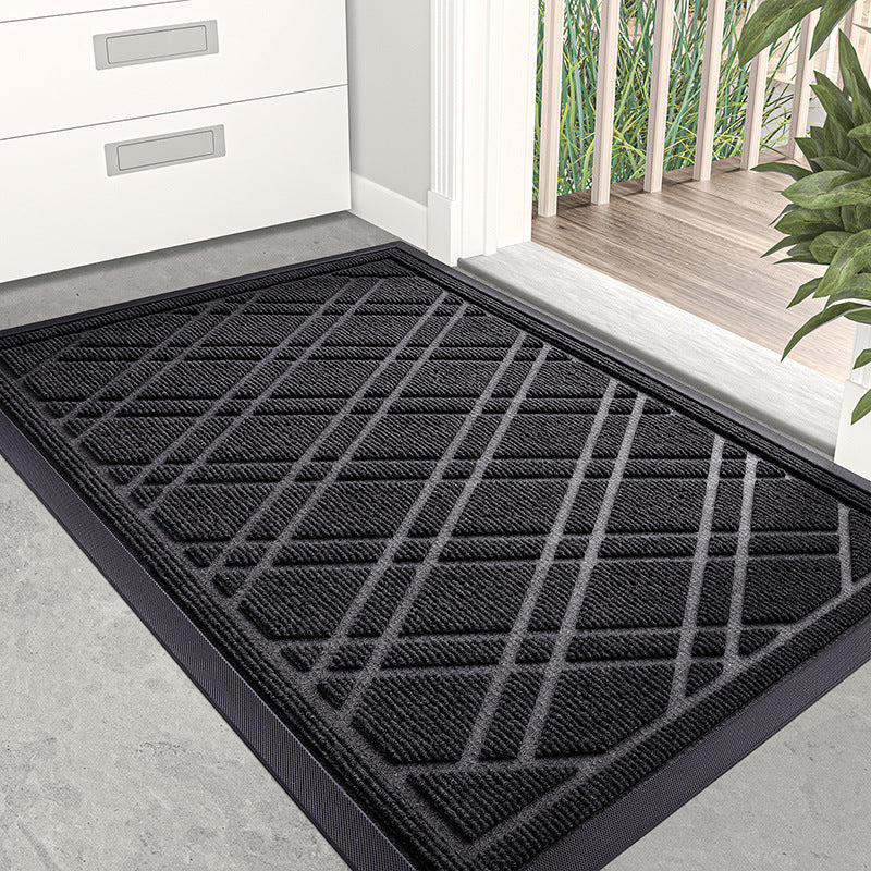 Textured Doormat with Inspirational Message Bowlift