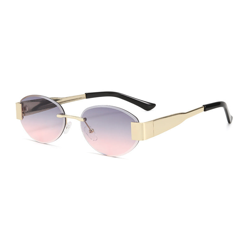 Women's glamorous sunglasses with clear, elegant frame and protective UV filter Bowlift