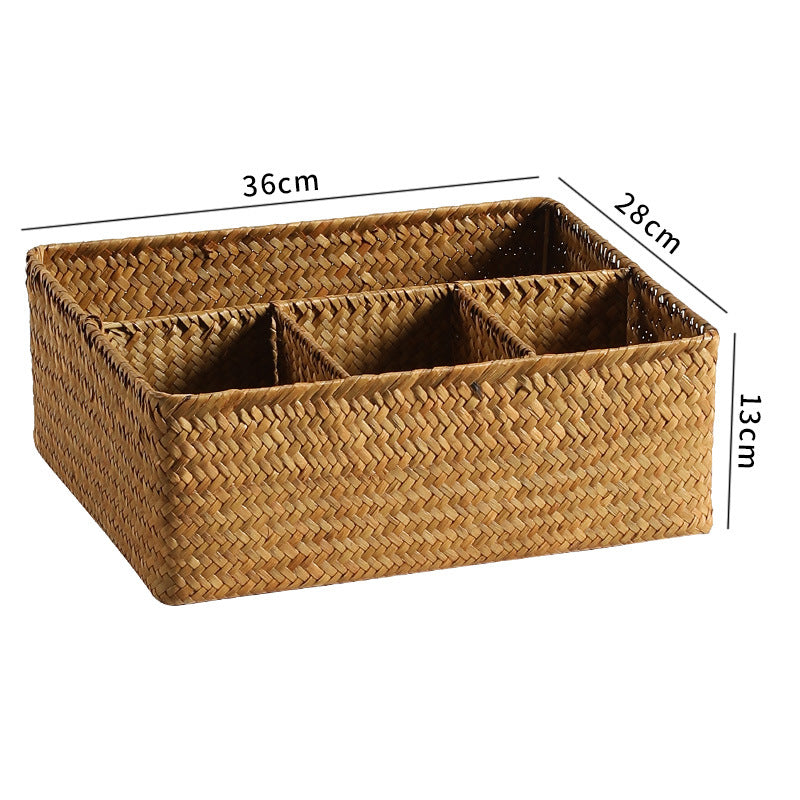 Unisex Versatile Storage Basket with Three Compartments Bowlift