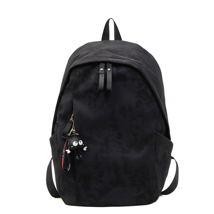 Fashionable backpack with practical design and decorative pendant Bowlift