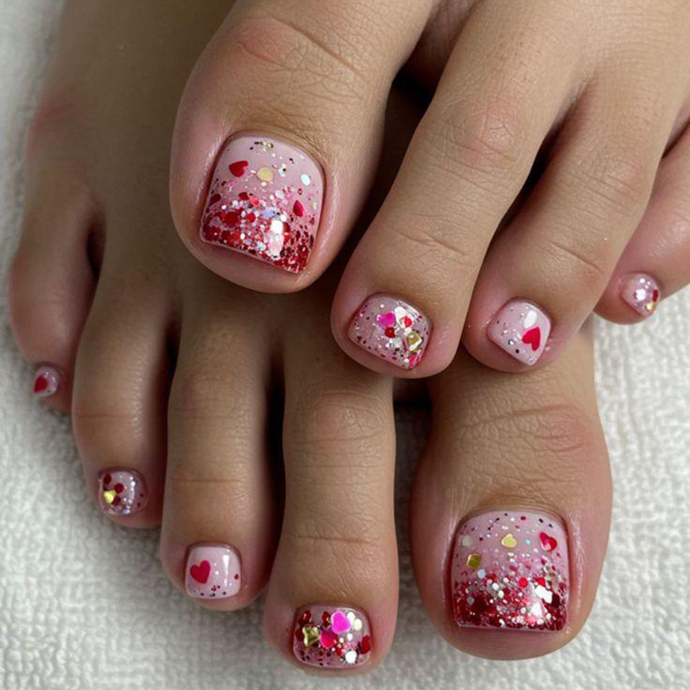 Festive Toenail Art Bowlift