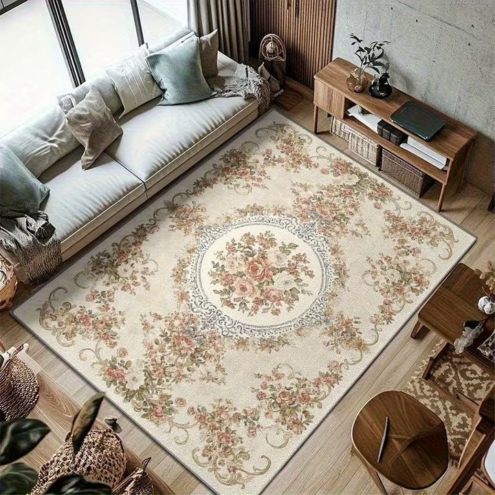 Elegant Floral Area Rug