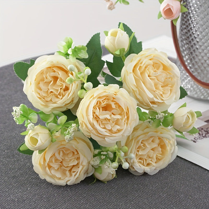 Elegant Faux Rose Bouquet