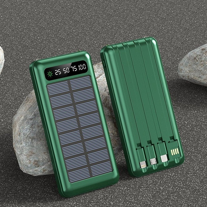 Solar Powerbank with Multifunctional Charging Options Bowlift