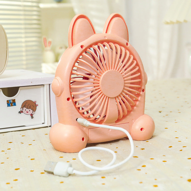 Women's Portable Mini Fan in Creative Animal Design Bowlift