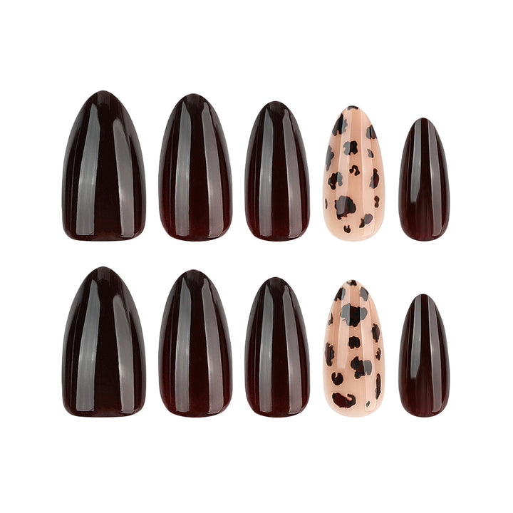 Artful Nail Extensions with Elegant Animal Design Bowlift
