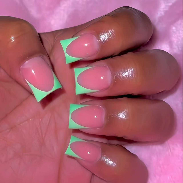 Geometric Nail Art Extensions Bowlift