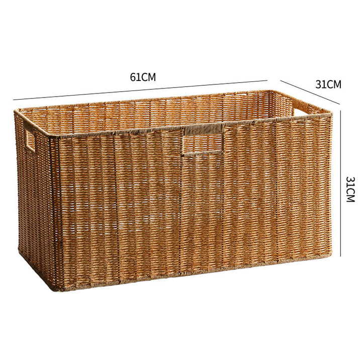 Crafted Wicker Storage Chest Bowlift